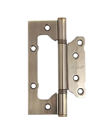 Накладные петли бабочки Петля накладная Avers 100*75*2,5 - В2 AB 
